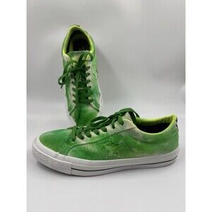 Converse Cons Lunarlon Low Top Water Repellent Lime Green Shoes 8 Men 9.5 Women